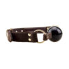 n10099-bound-solid-ball-gag-3_1 BOUND Nubuck Leather Solid Ball Gag
