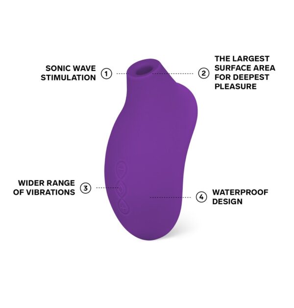 LELO SONA 2 Sonic Clitoral Massager - Purple