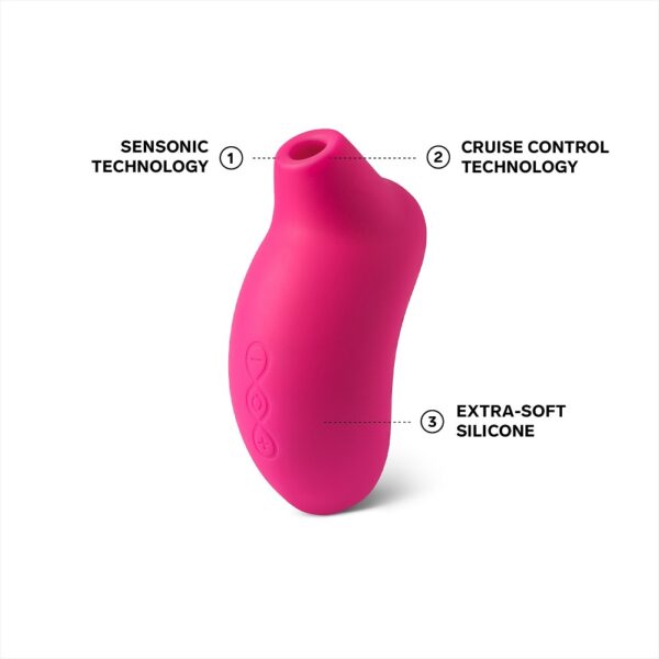 LELO SONA Cruise Clitoral Massager Cerise