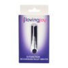 n11765-loving-joy-10-function-rechargeable-bullet-vibrator-silver-pkg Loving Joy 10 Function Rechargeable Bullet Vibrator Silver
