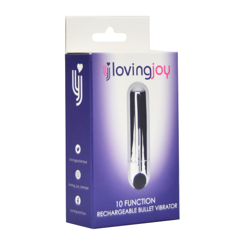 n11765-loving-joy-10-function-rechargeable-bullet-vibrator-silver-pkg-2 Loving Joy 10 Function Rechargeable Bullet Vibrator Silver