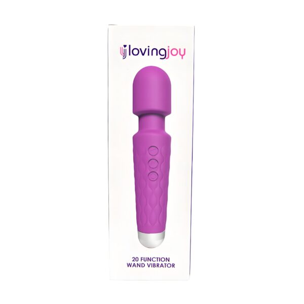Loving Joy 20 Function Wand Vibrator Purple