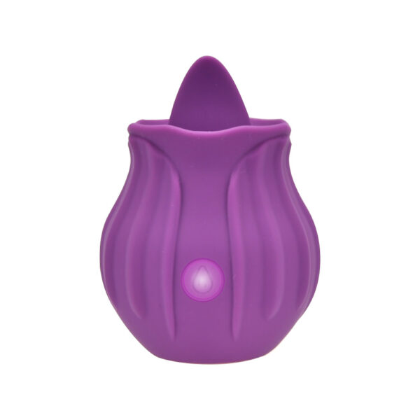 Loving Joy Rose Licking Clitoral Vibrator Purple