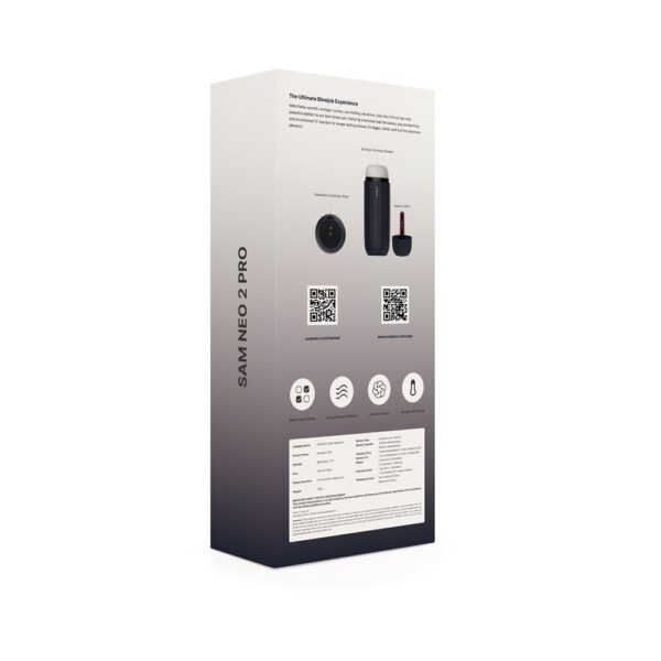 Svakom Sam Neo 2 Pro Interactive Heating Sucking and Vibrating Masturbator