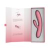 Svakom Avery Thrusting Vibrator with Clitoral Stimulator Pink