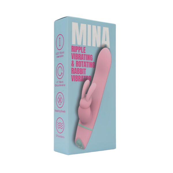 Mina Ripple Vibrating & Rotating Rabbit Vibrator