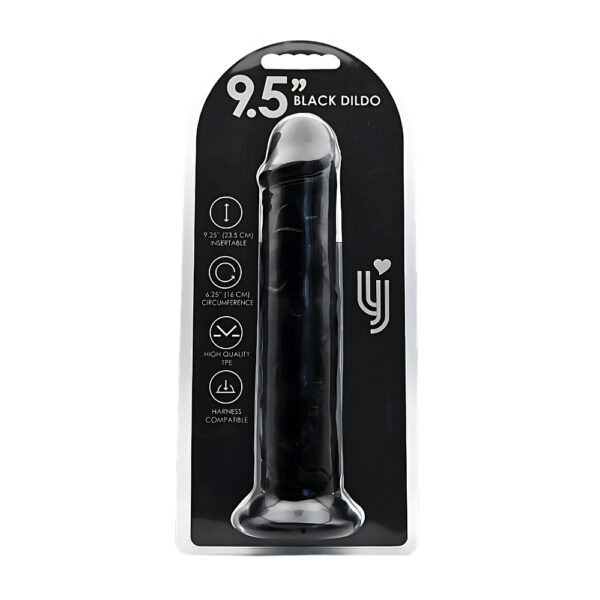n12626-loving-joy-9-5-inch-suction-cup-dildo-black-4 Loving Joy 9.5 Inch Suction Cup Dildo Black