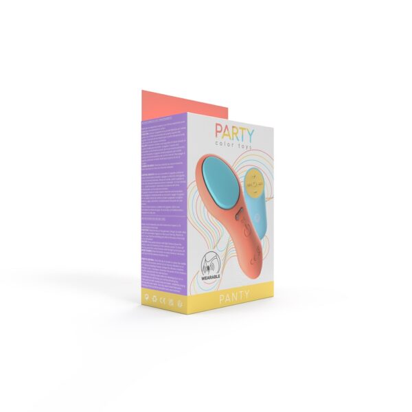 n12767-party-color-panty-remote-control-vibrator-orange-10 Party Color PANTY Remote Control Vibrator Orange