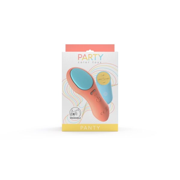 n12767-party-color-panty-remote-control-vibrator-orange-9 Party Color PANTY Remote Control Vibrator Orange