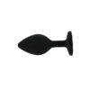 Toosh Black Silicone Butt Plug Small
