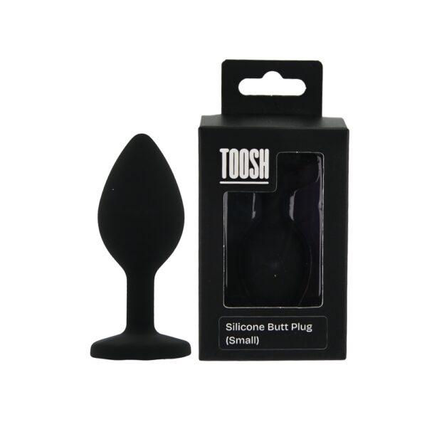 n12811-toosh-black-silicone-butt-plug-small-pkg-duo Toosh Black Silicone Butt Plug Small