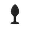 Toosh Black Silicone Butt Plug Medium