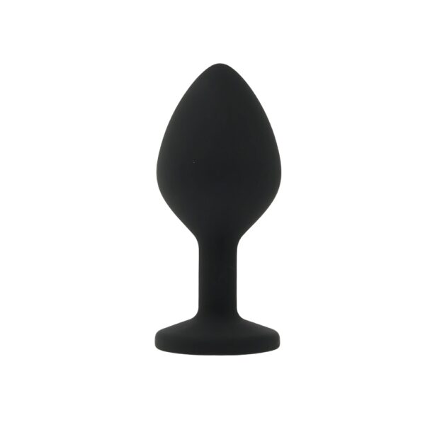 Toosh Black Silicone Butt Plug Medium