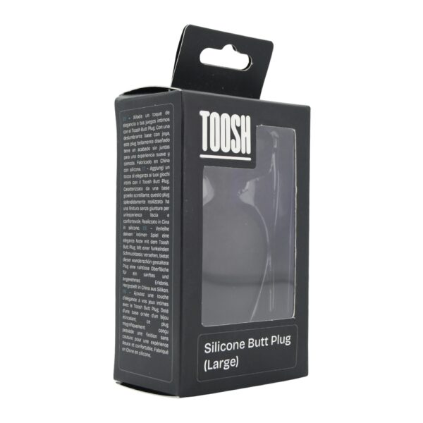 n12813-toosh-black-silicone-butt-plug-large-pkg-1 Toosh Black Silicone Butt Plug Large