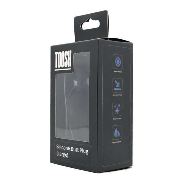 n12813-toosh-black-silicone-butt-plug-large-pkg-2 Toosh Black Silicone Butt Plug Large