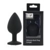 Toosh Black Silicone Butt Plug Large
