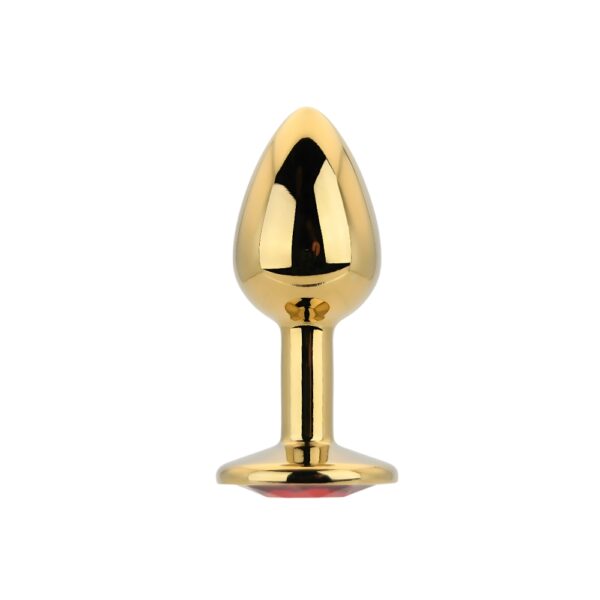 n12823-toosh-gold-metal-butt-plug-small-red-stone Toosh Gold Metal Butt Plug Small Red Stone