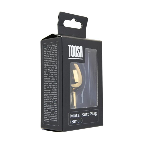 n12823-toosh-gold-metal-butt-plug-small-red-stone-pkg-2 Toosh Gold Metal Butt Plug Small Red Stone