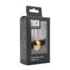 Toosh Gold Metal Butt Plug Medium Pink Stone