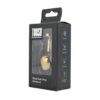Toosh Gold Metal Butt Plug Medium Pink Stone