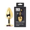 n12831-toosh-gold-metal-butt-plug-large-pink-pkg-duo Toosh Gold Metal Butt Plug Large Pink Stone