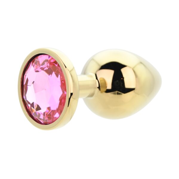 n12831-toosh-gold-metal-butt-plug-large-pink-stone-2 Toosh Gold Metal Butt Plug Large Pink Stone