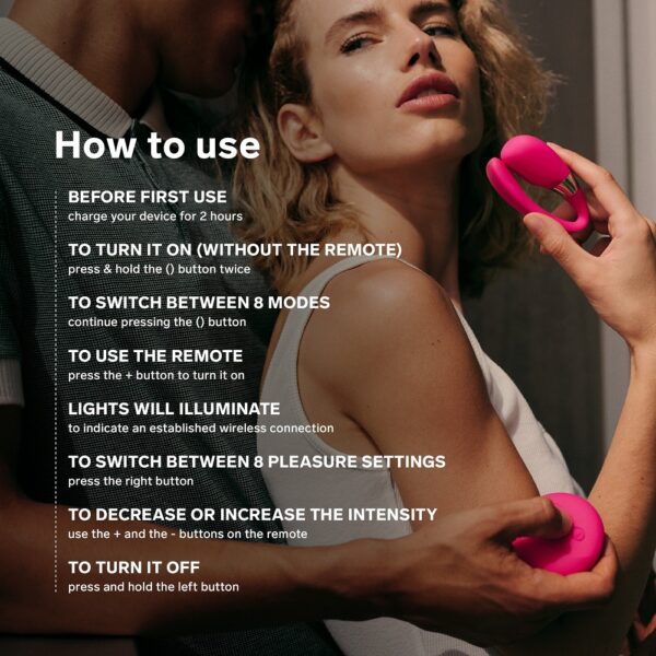 LELO Tiani 3 Couples Massager Deep Rose