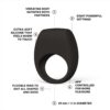 LELO Tor 3 App Controlled Cock Ring Black