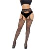 n12903-lace-by-loving-joy-plus-size-suspender-tights-with-rhinestone-1 Lace by LJ Plus Size Suspender Pantyhose with Rhinestones