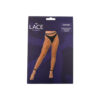 Lace by LJ One Size Industrial Net Footless Tights Black