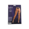 Lace by LJ One Size Industrial Net Footless Tights Black