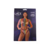 Lace by LJ Rainbow Fence Net Crop Top and Bottoms