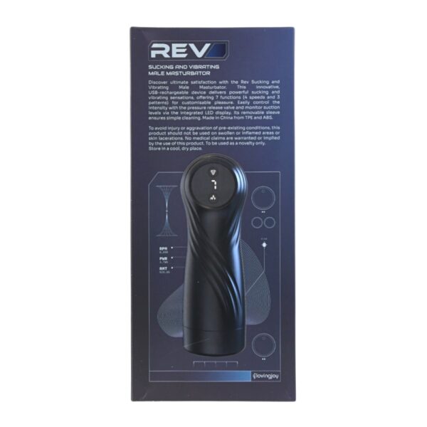 Rev Sucking and Vibrating Male Masturbator