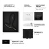 n13045-lelo-surfer2-unisex-anal-vibrating-plug-black-6-1 LELO Surfer 2 Unisex Anal Vibrating Plug Black