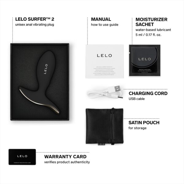 n13045-lelo-surfer2-unisex-anal-vibrating-plug-black-6-1 LELO Surfer 2 Unisex Anal Vibrating Plug Black