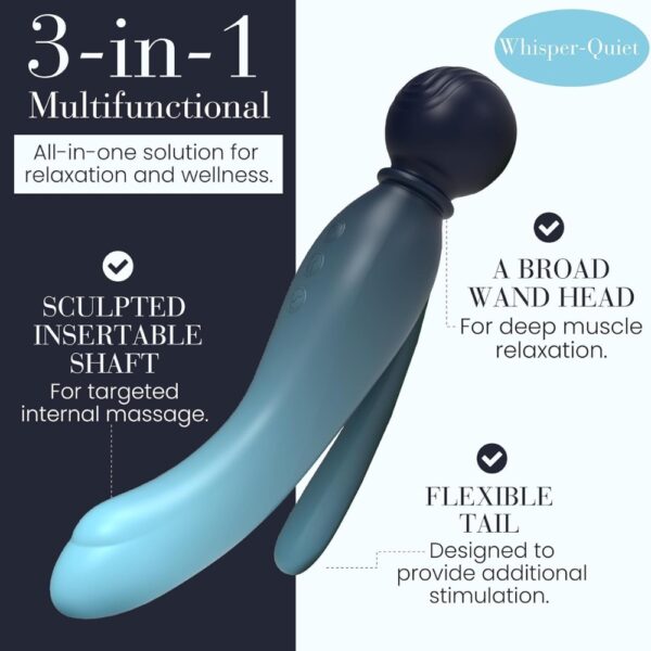 MYLO 3-in-1 Body Wand Massager Water