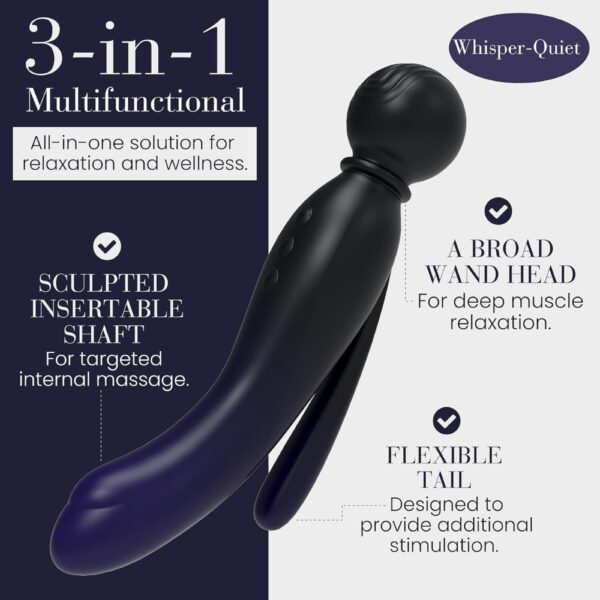MYLO 3-in-1 Body Wand Massager Spirit