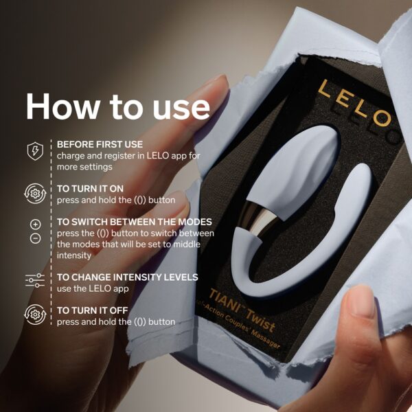 LELO Tiani Twist Couples Massager Lavender