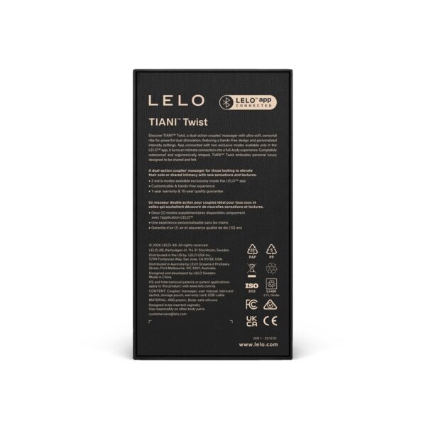 LELO Tiani Twist Couples Massager Lavender
