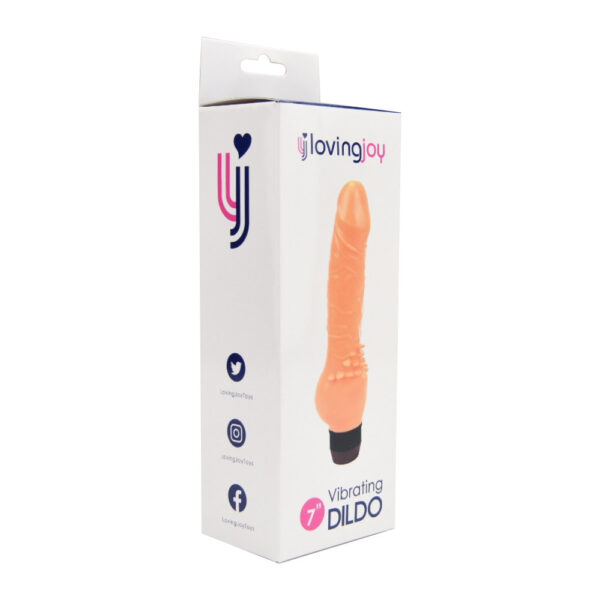 Loving Joy Bully Boy retail packaging box, side view with Loving Joy logo and social media details