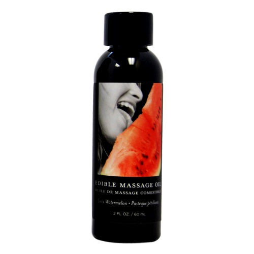 ns6917_2oz-ediblemassageoil-watermelon Earthly Body Edible Massage Oil 2oz