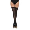 ns8100-lace-by-lj-thigh-high-stockings-with-bow-black-2 Lace by LJ Thigh High Stockings with Bow