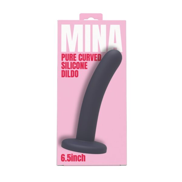 n12703-mina-pure-curved-silicone-dildo-6-5-inch-2 Mina Pure Curved Silicone Dildo 6.5 Inch