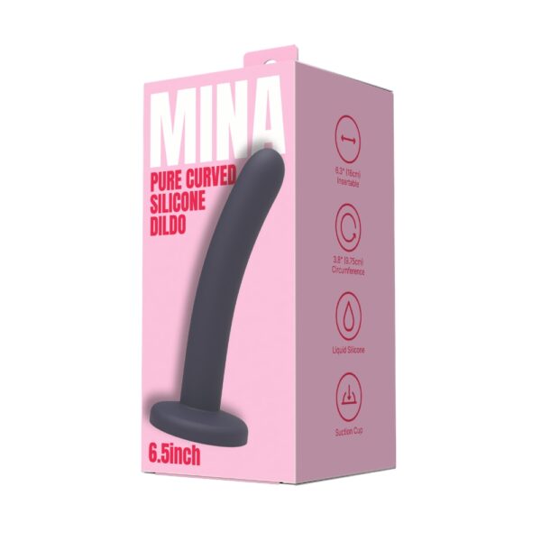 n12703-mina-pure-curved-silicone-dildo-6-5-inch-3 Mina Pure Curved Silicone Dildo 6.5 Inch
