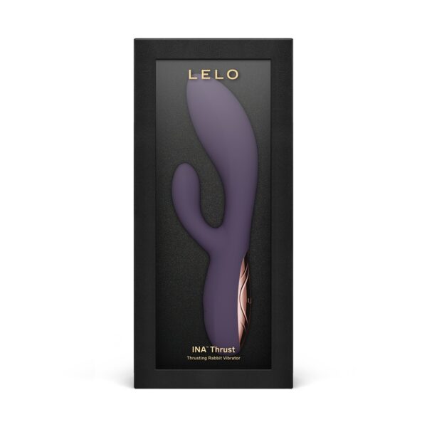 n13092-lelo-ina-thrust-rabbit-vibrating-purple-twilight-2 LELO Ina Thrust Thrusting Rabbit Vibrator Purple Twilight