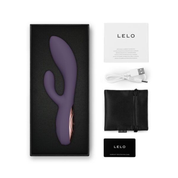 n13092-lelo-ina-thrust-rabbit-vibrating-purple-twilight-4 LELO Ina Thrust Thrusting Rabbit Vibrator Purple Twilight