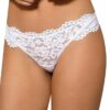 Roza Newia White Thong