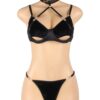 YesX YX871Q Hollow Cut Halter Bra Set