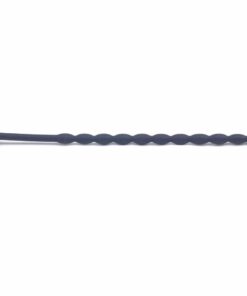 6 Inch Black Silicone Beaded Penis Sound Plug
