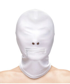 Fetish and Fashion Zipped Mouth Hood